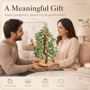 Shop Green Aventurine Crystal Wooden Tree With Golden Wire