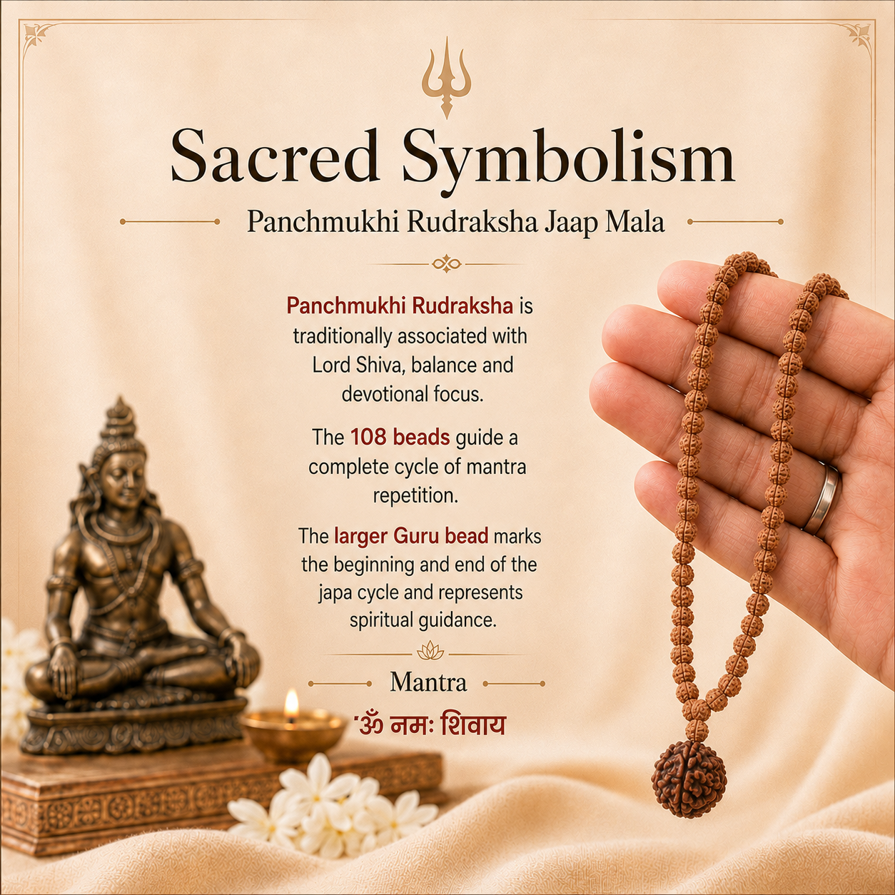 Panchmukhi Rudraksha Jaap Mala