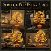Citrine Crystal Tree – Handmade Gemstone Bonsai Tree for Home & Office Décor