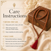 108-Bead Rudraksha Jaap Mala
