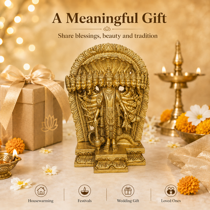 Handcrafted Brass Vishwaroopa Idol