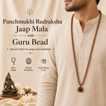 Panchmukhi Rudraksha Jaap Mala