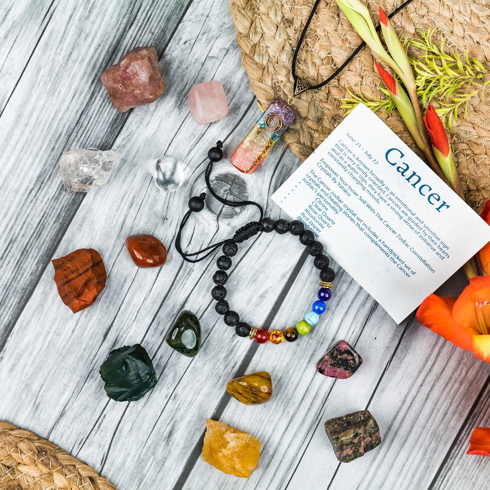 Cancer Zodiac Crystals and Stones – GEM GLOW - Main Image