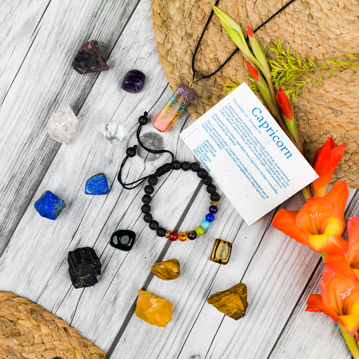 Capricorn Crystals - Capricorn Zodiac Stones and Crystals for Women/Men