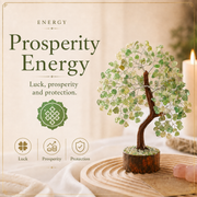 Buy Green Jade Crystal Wooden Tree With Silver Wire