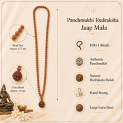 Panchmukhi Rudraksha Jaap Mala