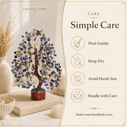 Buy Lapis Lazuli Crystal Tree with Golden Wire