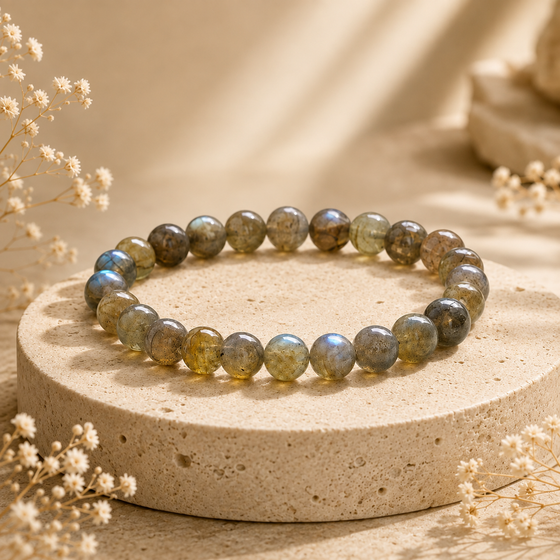 Labradorite Certified Healing Crystal Bracelet