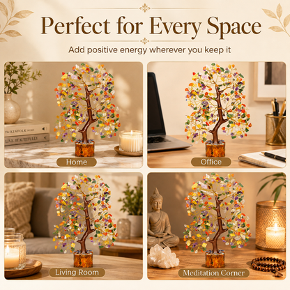 Mix 7 Chakra Crystal Tree