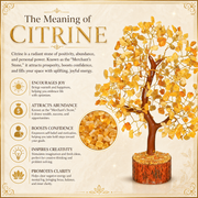 Citrine Crystal Tree – Handmade Gemstone Bonsai Tree for Home & Office Décor