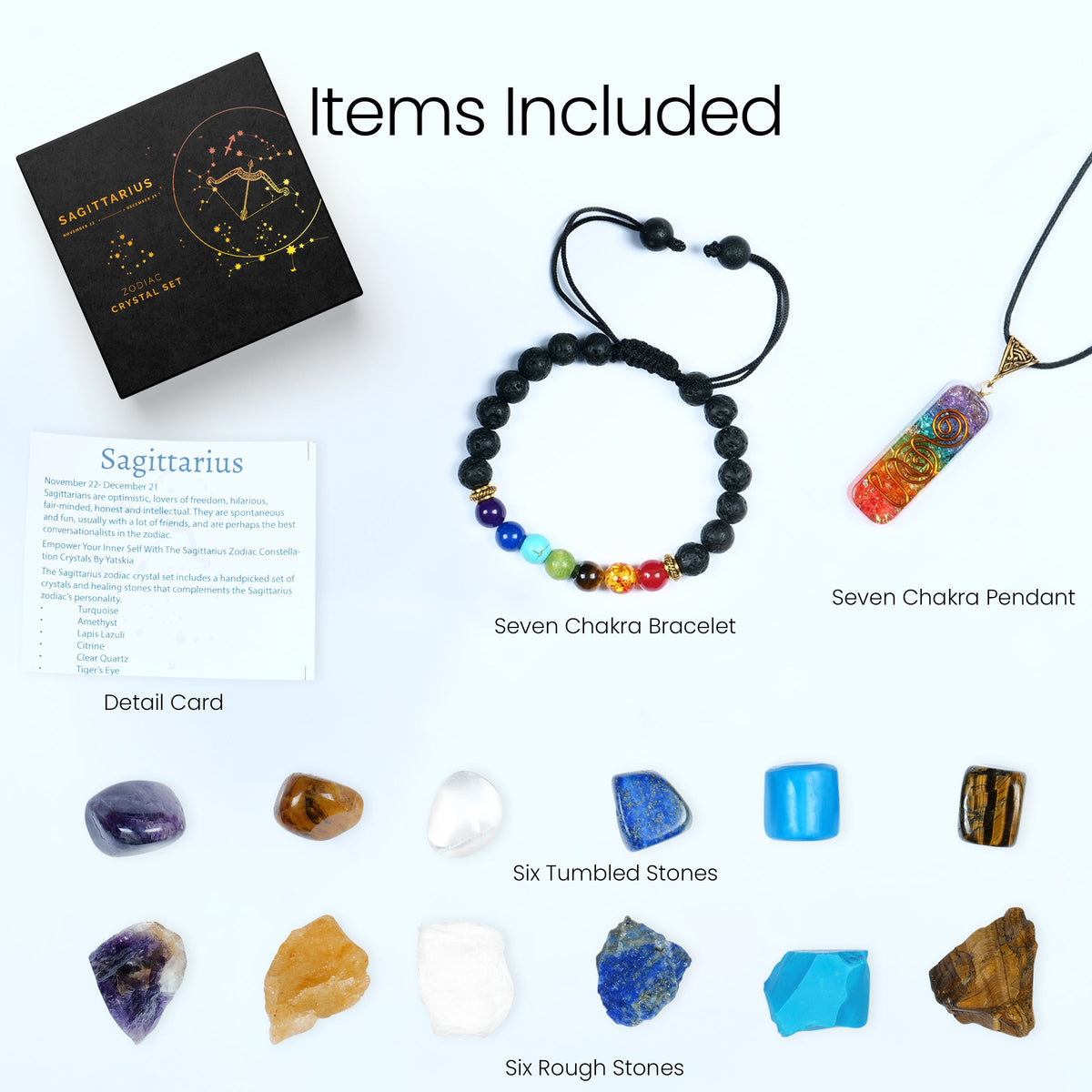 Sagittarius Crystals - Zodiac Healing Stones and Crystals for Sagittarius Woman / Man