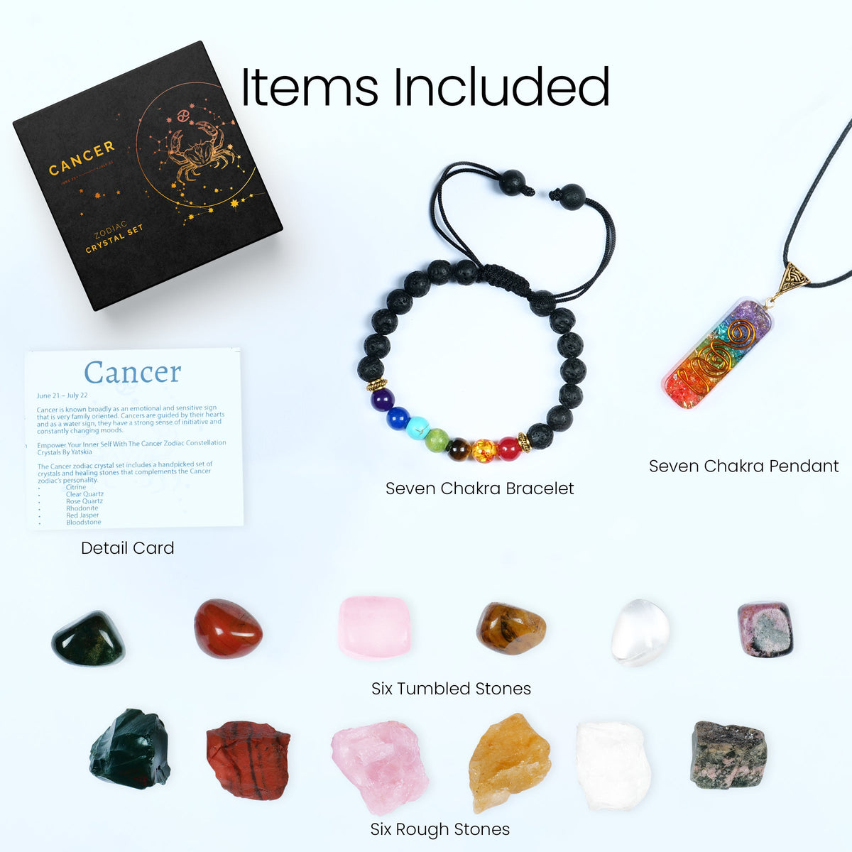 Cancer Zodiac Crystals and Stones - Cancer Birthstones and Crystals for Woman / Man