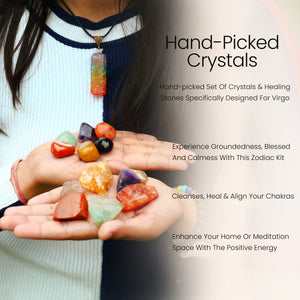 Virgo Crystals - Good Luck Virgo Zodiac Stones and Crystals for Woman / Man