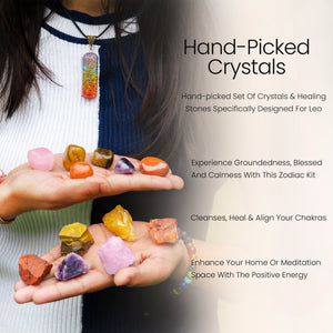 Leo Crystals - Good Luck Zodiac Healing Crystals and Stones for Leo Woman & Man