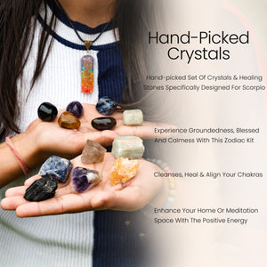 Scorpio Crystals - Good Luck  Scorpio Zodiac Stones and Crystals for Woman / Man