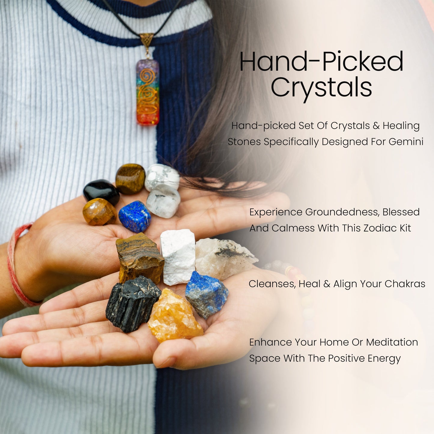 Gemini Crystals - Good Luck Gemini Healing Stones and Crystals for Woman & Man