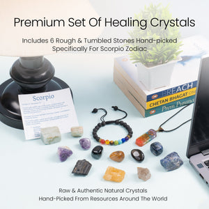 Scorpio Crystals - Good Luck  Scorpio Zodiac Stones and Crystals for Woman / Man
