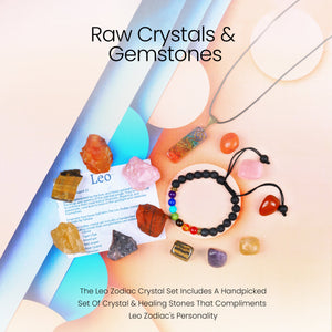 Leo Crystals - Good Luck Zodiac Healing Crystals and Stones for Leo Woman & Man