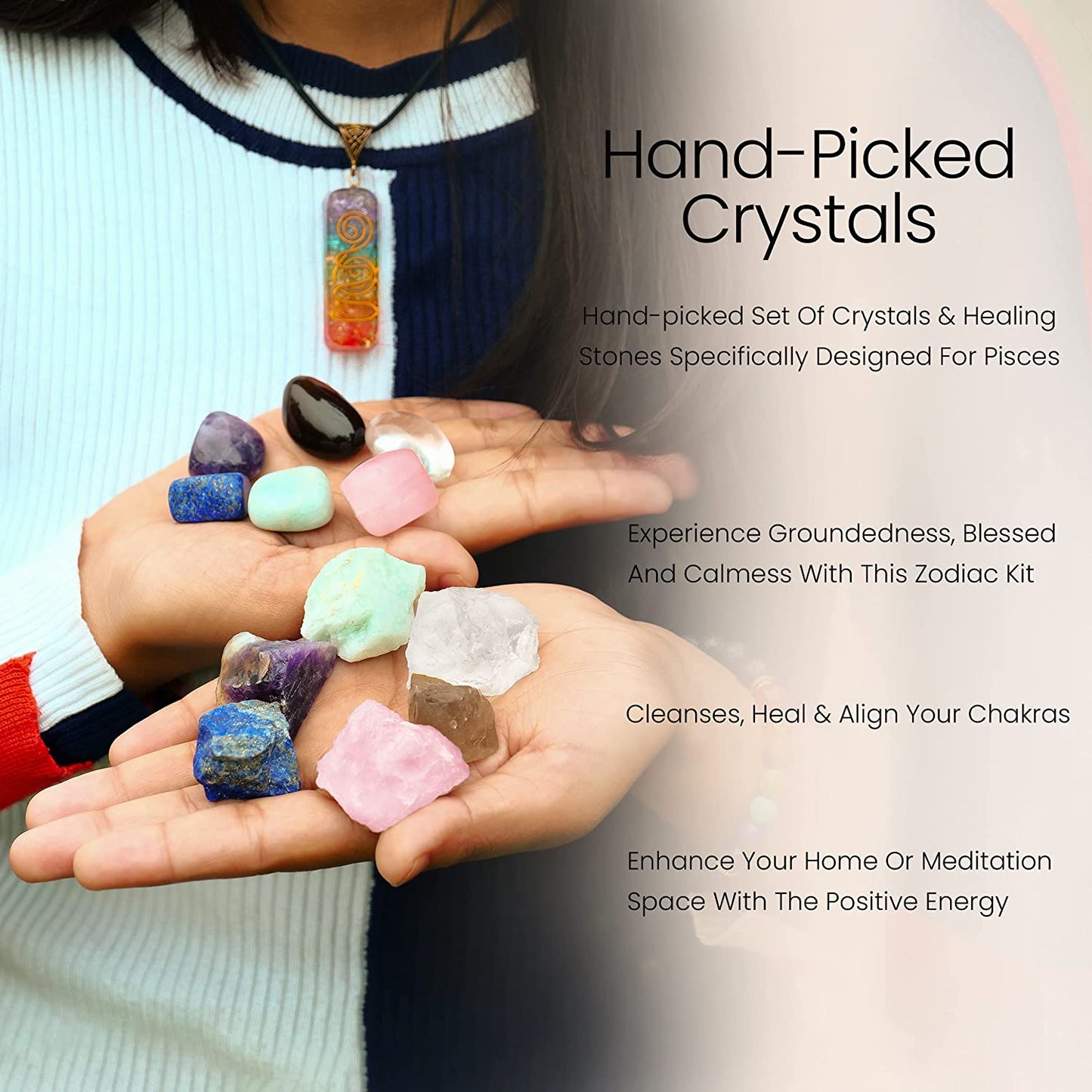 Pisces Crystals - Good Luck Zodiac Crystals and Stones for Pisces Woman / Man