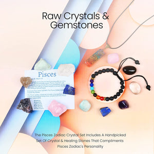 Pisces Crystals - Good Luck Zodiac Crystals and Stones for Pisces Woman / Man